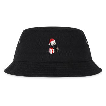 CHRISTMAS-PANDA 2 - Kids’ Bucket Hat - black - Front