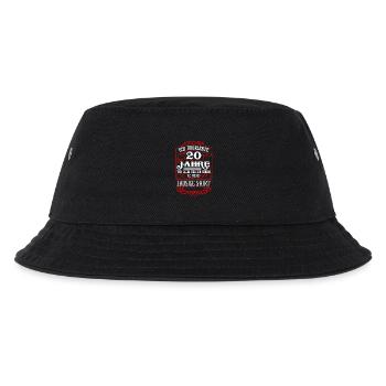 20 chemise anniversaire - a survécu - moche - DE - Bob Enfant - noir - Devant
