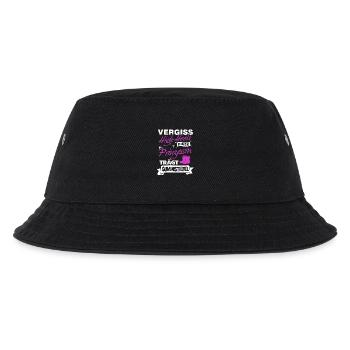 Landwirt Frau - Diese Prinzessin mit Gummistiefel - Kinder Bucket Hat - Schwarz - Vorne