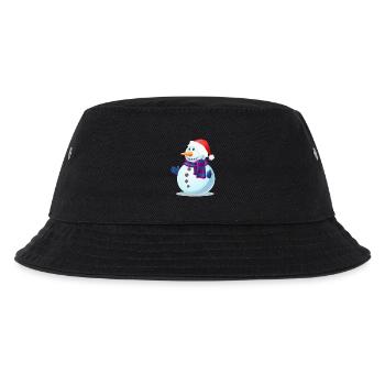 snowman - Kids’ Bucket Hat - black - Front