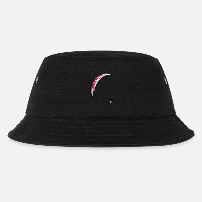 Paraglider Gleitschirm - Kinder Bucket Hat - Schwarz