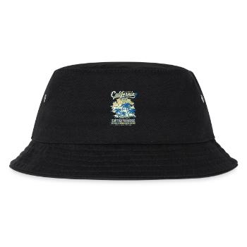California Beach - Kinder Bucket Hat - Schwarz - Vorne