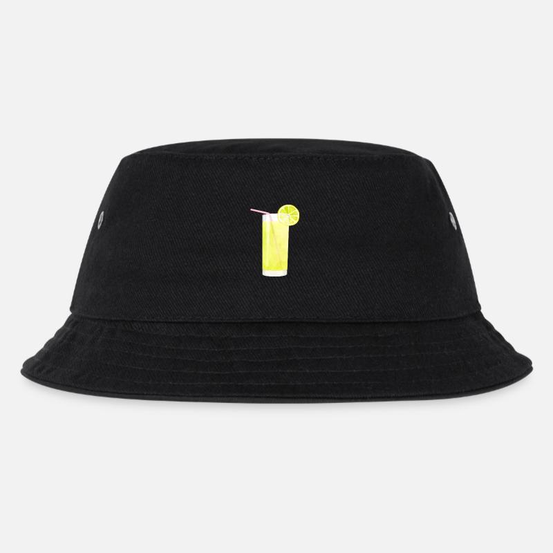 Limonade - Kinder Bucket Hat - Schwarz
