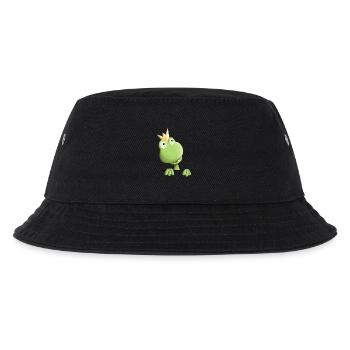 Prince de grenouille douce - dessin animé de grenouille - Bob Enfant - noir - Devant