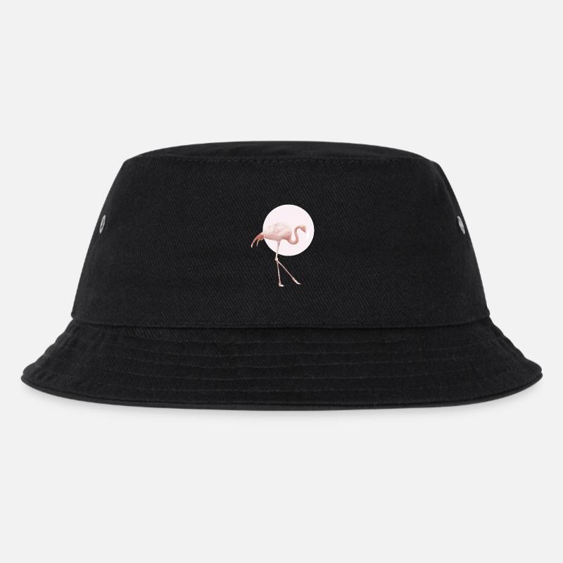 Flamingo pink - Kids’ Bucket Hat - black