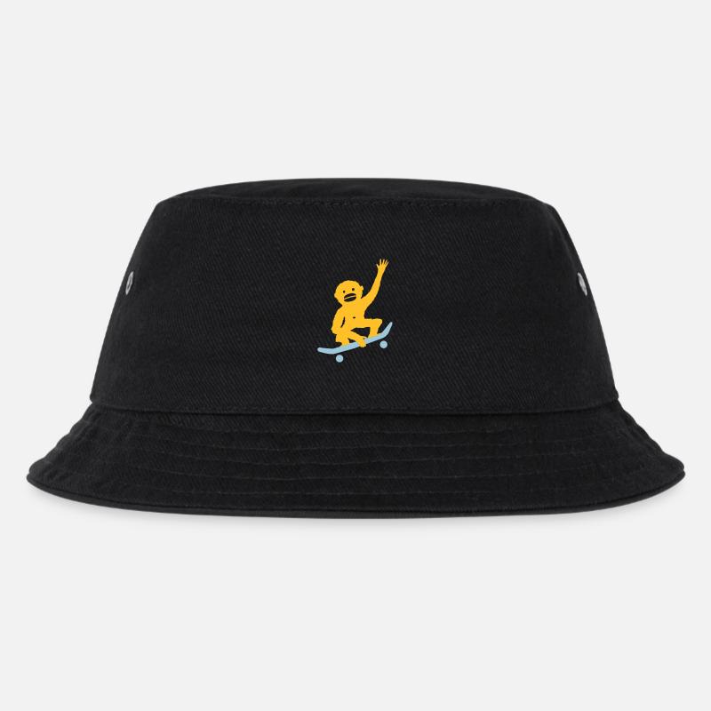 MONKEY BUSINESS - Kinder Bucket Hat - Schwarz