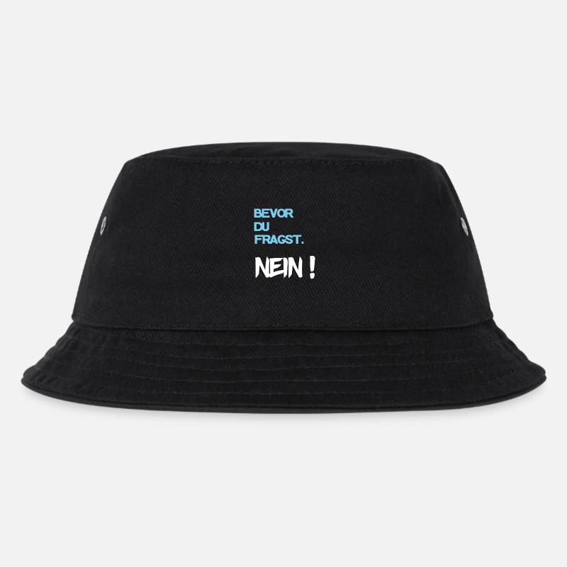 Cooler Spruch - Kinder Bucket Hat - Schwarz