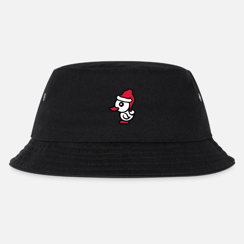 weihnachten nikolaus weihnachtsmann winter geschen - Kinder Bucket Hat - Schwarz