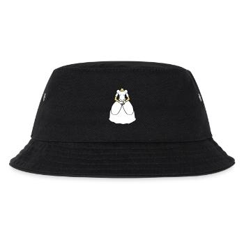 hochzeitskleid clipart rock kleid hochzeit prinzes - Kinder Bucket Hat - Schwarz - Vorne