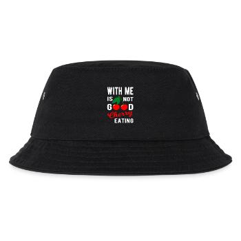 With me is not good Cherry eating - Kids’ Bucket Hat - black - Front