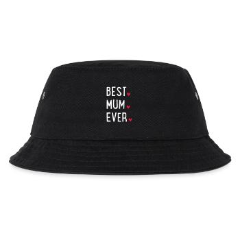 Mutter - Kinder Bucket Hat - Schwarz - Vorne