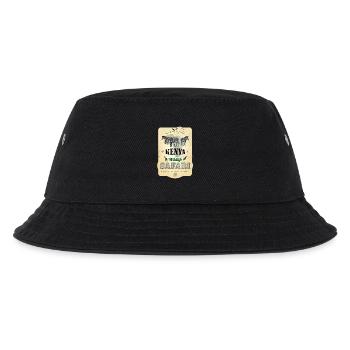 Zebras Wildlife Safari Kenya Afrika Abenteuer - Kinder Bucket Hat - Schwarz - Vorne