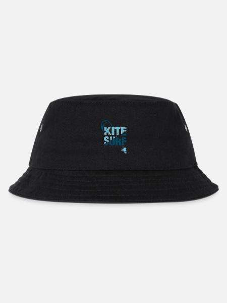 KITE SURF 3 - Kinder Bucket Hat - Schwarz