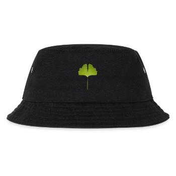 feuille de ginkgo vert juteux avec des lignes lumineuses - Bob Enfant - noir - Devant