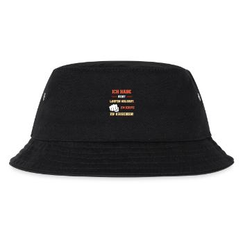 Coole Sprüche, patrioten Sprüche cooler spruch - Kinder Bucket Hat - Schwarz - Vorne