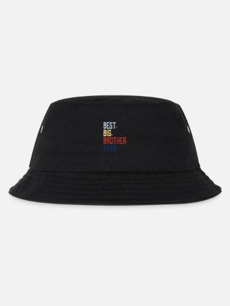 Bester Big Brother aller Zeiten - Kinder Bucket Hat - Schwarz