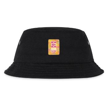 Regenbogen Spiralen Ich bin Ich - Sonja Ariel - Kinder Bucket Hat - Schwarz - Vorne