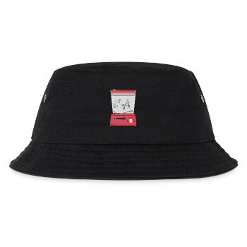 Wässriger Ring Strahl - Kinder Bucket Hat - Schwarz - Vorne
