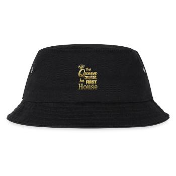 Diese Königin hat gerade ihr erstes Haus gekauft - Kinder Bucket Hat - Schwarz - Vorne