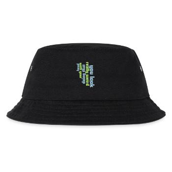 you look really weird - Kinder Bucket Hat - Schwarz - Vorne