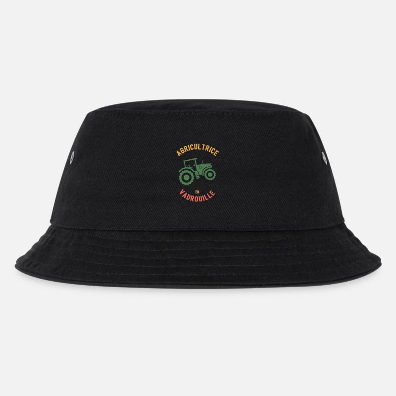 Bauer in Mop - Kinder Bucket Hat - Schwarz