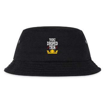 You dropped this crown King/Queen - Kids’ Bucket Hat - black - Front
