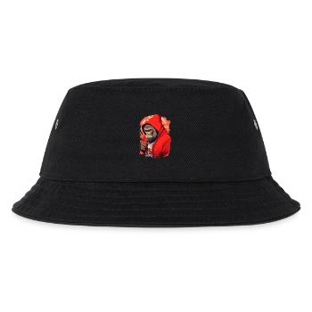 Gorille à capuche rouge - Bob Enfant - noir - Devant
