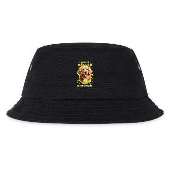 Dogs with balls do not bite ! - Kids’ Bucket Hat - black - Front