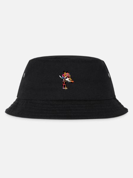 Giraffe - Kinder Bucket Hat - Schwarz