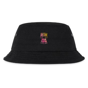 Cello - Kinder Bucket Hat - Schwarz - Vorne