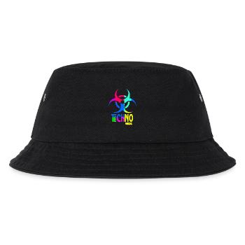 Techno-Musik - Kinder Bucket Hat - Schwarz - Vorne