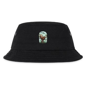 Entspannung im Faultiermodus: Nein, nicht heute, - Kinder Bucket Hat - Schwarz - Vorne