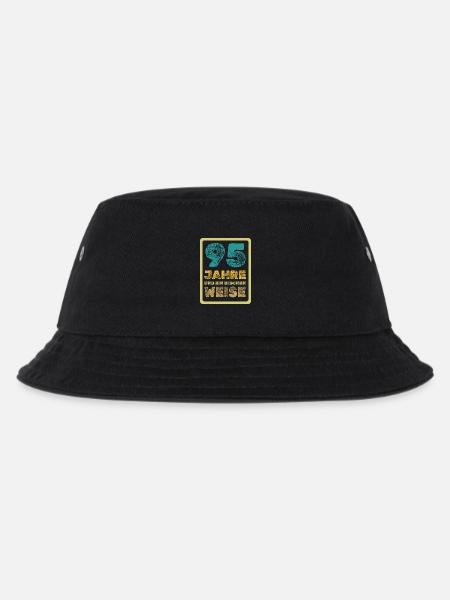 Spruch 95 - Kinder Bucket Hat - Schwarz