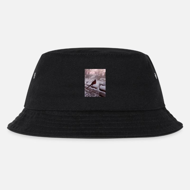 Frühaufsteher - Kinder Bucket Hat - Schwarz
