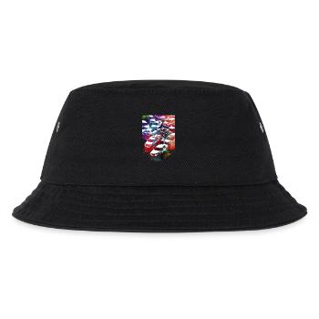 Autorennen #racing #sport - Kinder Bucket Hat - Schwarz - Vorne