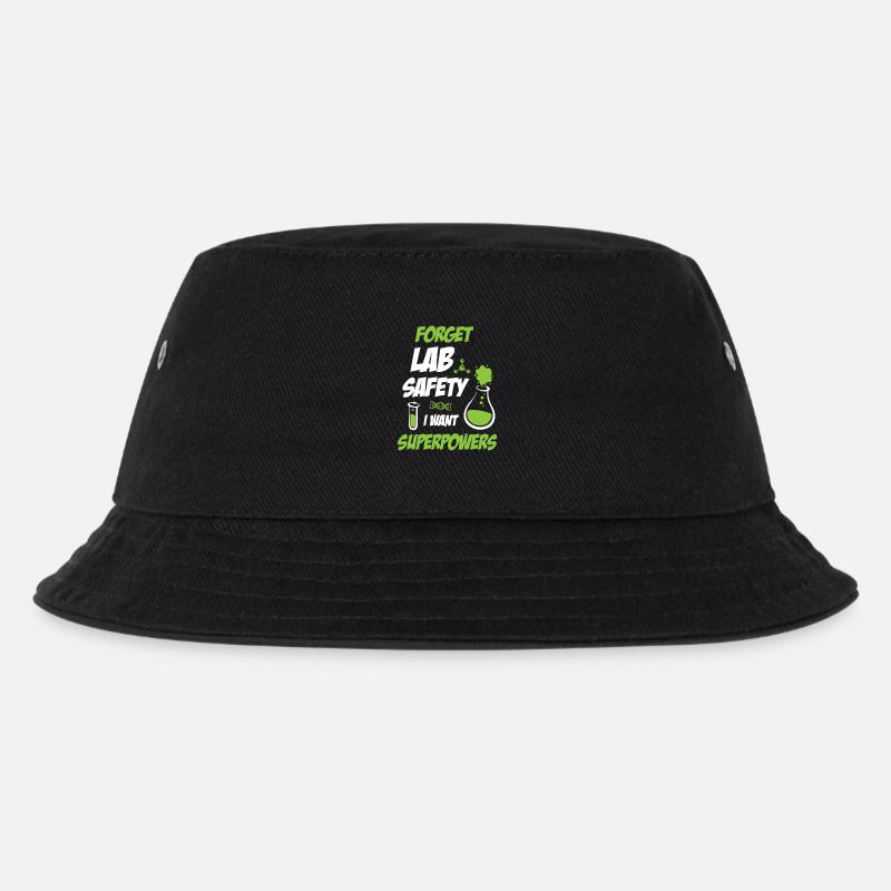 Forget Lab Safety Funny Science - Kids’ Bucket Hat - black