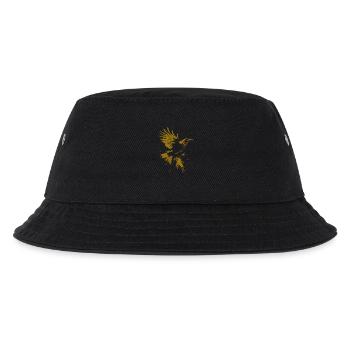 goldener Rabe - Kinder Bucket Hat - Schwarz - Vorne