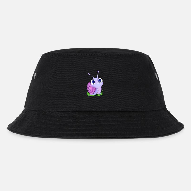 Babyschnecke - Kinder Bucket Hat - Schwarz