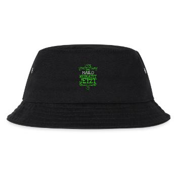 Geschenk für Mailo - Kinder Bucket Hat - Schwarz - Vorne