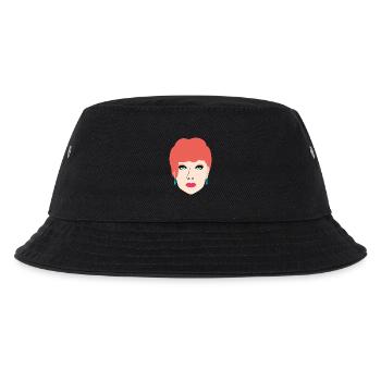 Pretty portrait with red hair - Kids’ Bucket Hat - black - Front