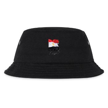 Drapeau de l’Égypte en Égypte Carte EN - Bob Enfant - noir - Devant