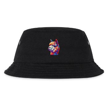 Alpaca - Kids’ Bucket Hat - black - Front