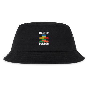 Ziegelbauer Ziegelbau Baumeister - Kinder Bucket Hat - Schwarz - Vorne