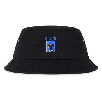 EEE BRATE MAJICA - Kinder Bucket Hat - Schwarz - Vorne