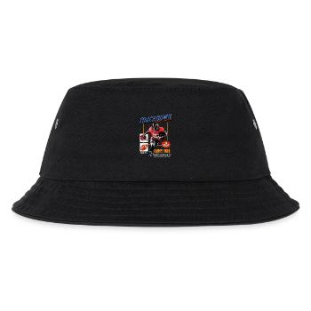 American Football Spieler USA Amerika Sport Splash - Kinder Bucket Hat - Schwarz - Vorne