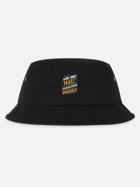Hörbücher machen Unternehmertum möglich - Kinder Bucket Hat - Schwarz