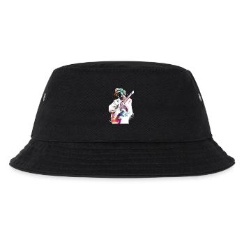 Guitarist music art - Kids’ Bucket Hat - black - Front