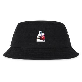 Guitarist music art - Kids’ Bucket Hat - black - Front