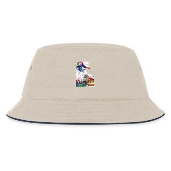 DJ music console - Kids’ Bucket Hat - ecru/navy - Front
