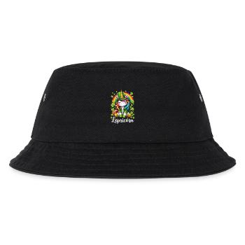 Lepricorn-Magie zum St. Patrick's Day - Kinder Bucket Hat - Schwarz - Vorne